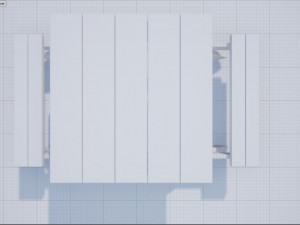 low poly wooden bench Modelo 3D