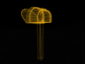 mailbox low poly Modelo 3D
