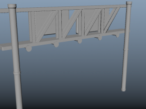 highway sign Model 3D