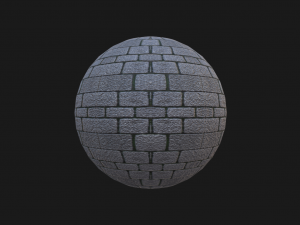 stone wall pbr CG テクスチャ