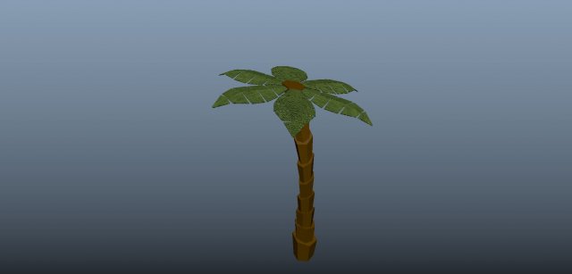 low poly tree 3D Model .c4d .max .obj .3ds .fbx .stl .blend 