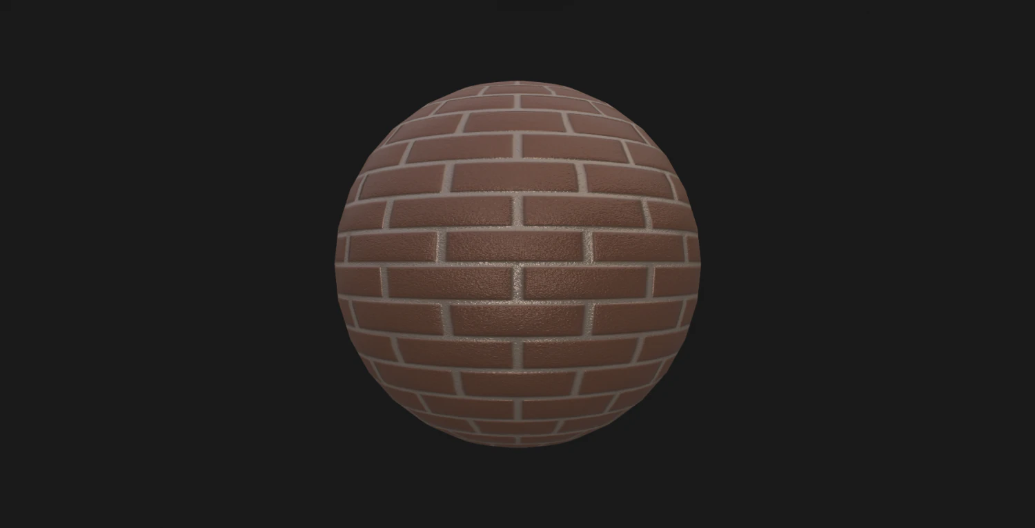 brown brick pbr CG Textures .c4d .max .obj .3ds .fbx .stl .blend 