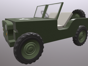 ww2 willys jeep 3D Model