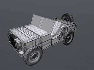 ww2 willys jeep 3D Model