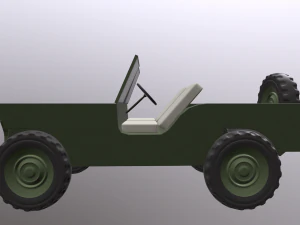 ww2 willys jeep 3D Model