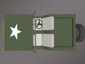 ww2 willys jeep Model 3D