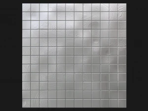 free reflective silver tiles CG Textures