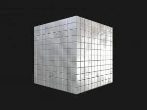 free reflective silver tiles CG Textures