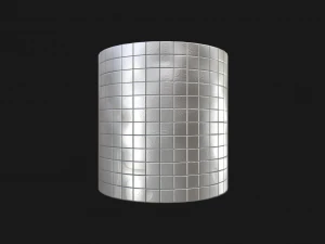 free reflective silver tiles CG Textures
