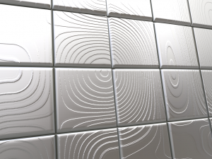 free reflective silver tiles CG テクスチャ