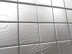 free reflective silver tiles CG Textures