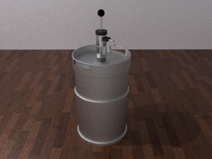barril de cerveja Modelo 3D