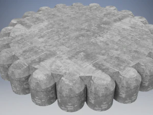 concrete stepping stone 3D Model