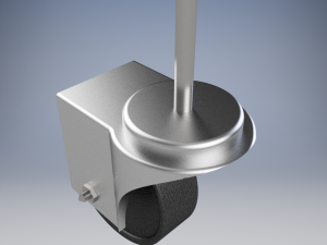 4 rolling caster Modelo 3D