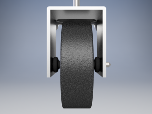 4 rolling caster Modelo 3D