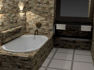 8x12 bathroom 3D Model