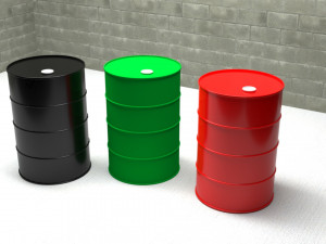 55 gallon drum 3D Model