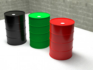55 gallon drum 3D Model