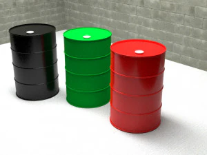 55 gallon drum 3D Model