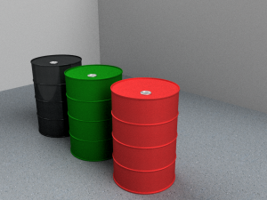55 gallon drum 3D Model