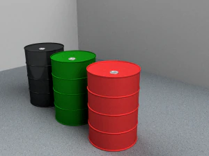 55 gallon drum 3D Model