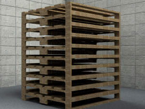 4x4 pallet pack 3D-Modell