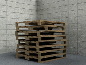 4x4 pallet pack 3D 모델