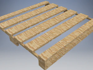4x4 pallet pack 3D Model