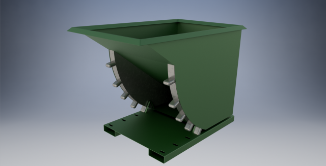 rotating industral hopper 3D 모델 .c4d .max .obj .3ds .fbx .stl .blend 
