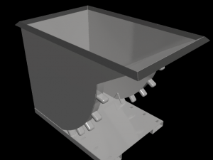 rotating industral hopper 3D 모델