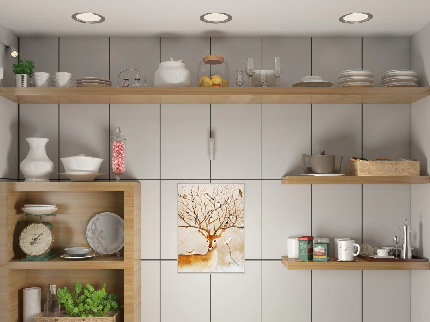 interior kitchen storage space 3D Model .c4d .max .obj .3ds .fbx .stl .blend