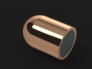 9x19 mm parabellum cartridge - detailed 3Dモデル