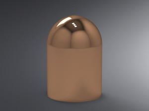 9x19 mm parabellum cartridge - detailed 3Dモデル