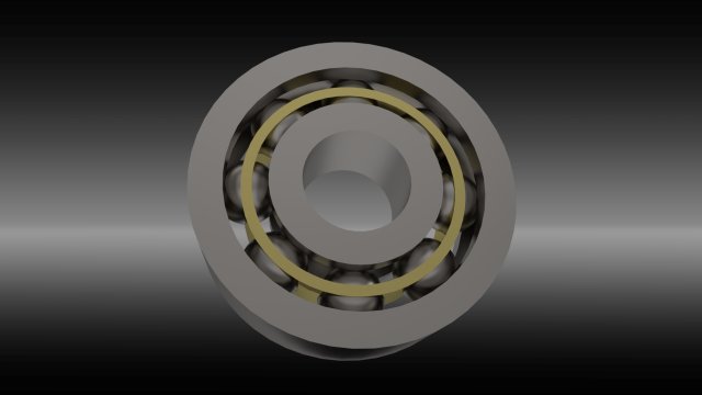 ball bearing - detailed 3Dモデル .c4d .max .obj .3ds .fbx .stl .blend 