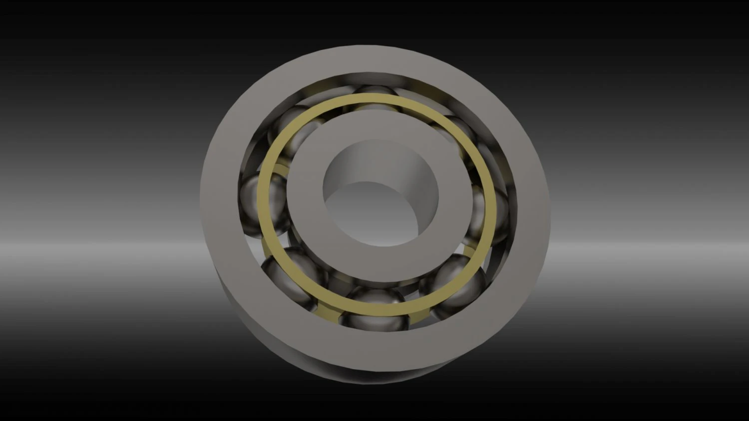 ball bearing - detailed 3D Model .c4d .max .obj .3ds .fbx .stl .blend 