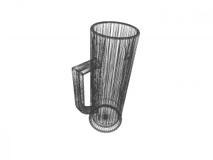 beer mug - detailed 3D Model