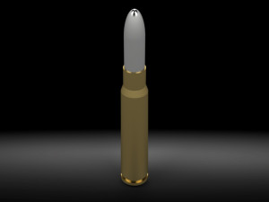 8x57 mm mauser patrone 88 - detailed 3D Model
