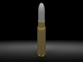 8x57 mm Mauser Patrone 88 - Detailed  3D-Modell