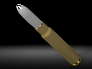 8x57 mm mauser patrone 88 - detailed 3D 模型
