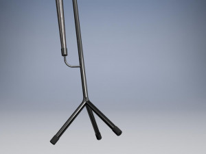 magazine shelf with table Modèle 3D
