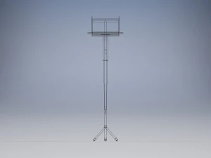 magazine shelf with table 3D Model