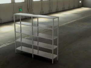 стеллажи из нержавеющей стали 3D Модель