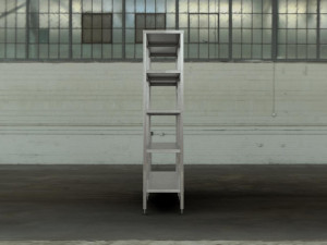 shelving stainless steel Modelo 3D