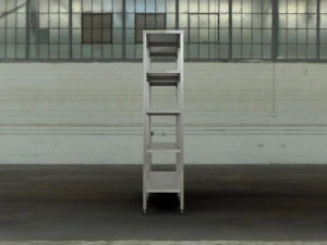 shelving stainless steel 3D Model