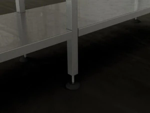 shelving stainless steel 3D Model
