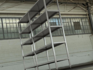 shelving stainless steel Modelo 3D