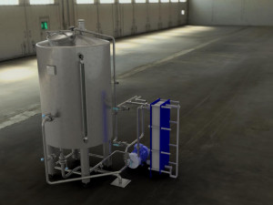whirl pool for brewery 3D Model