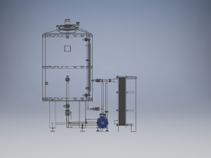 whirl pool for brewery Modello 3D