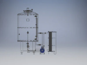 whirl pool for brewery 3D Model