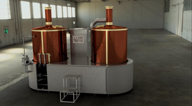 brewery 3D Модель .c4d .max .obj .3ds .fbx .stl .blend 
